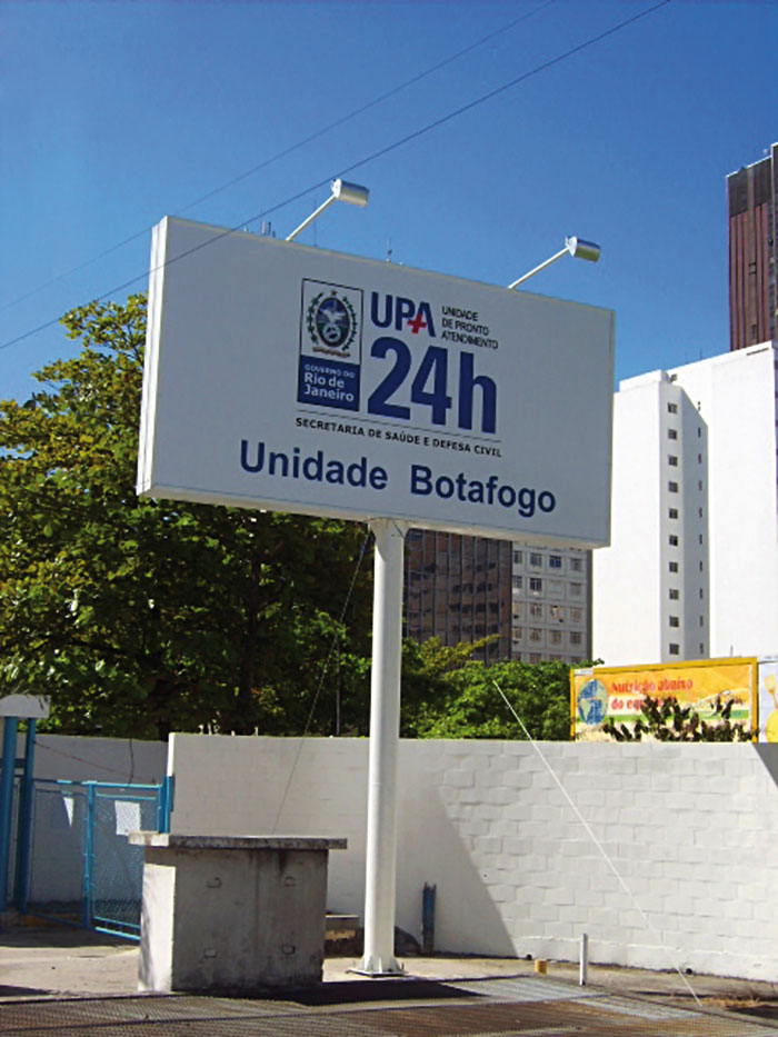 Letreiro em ACM