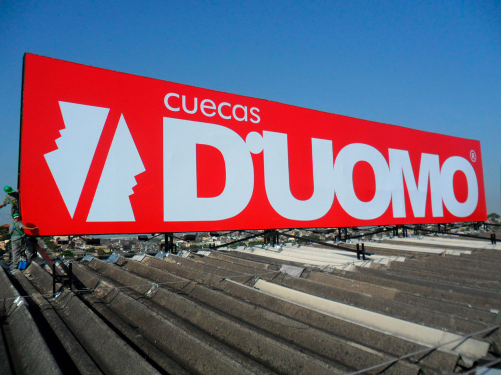 Letreiro em ACM
