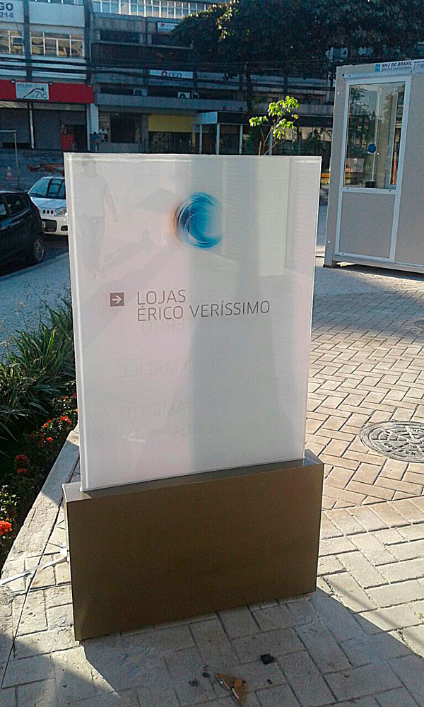 Letreiro em ACM